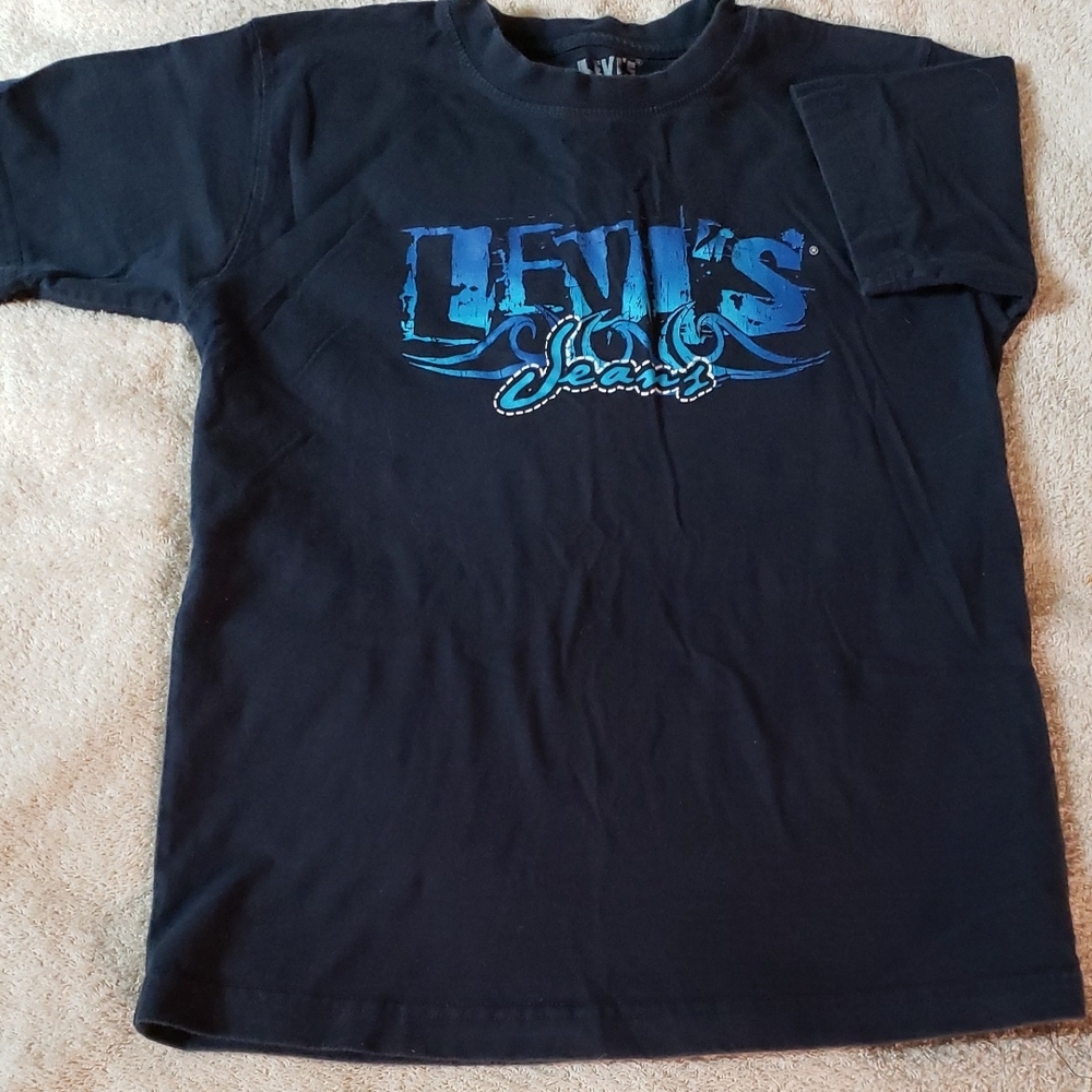Levi's Navy and Teal Graphic Tee